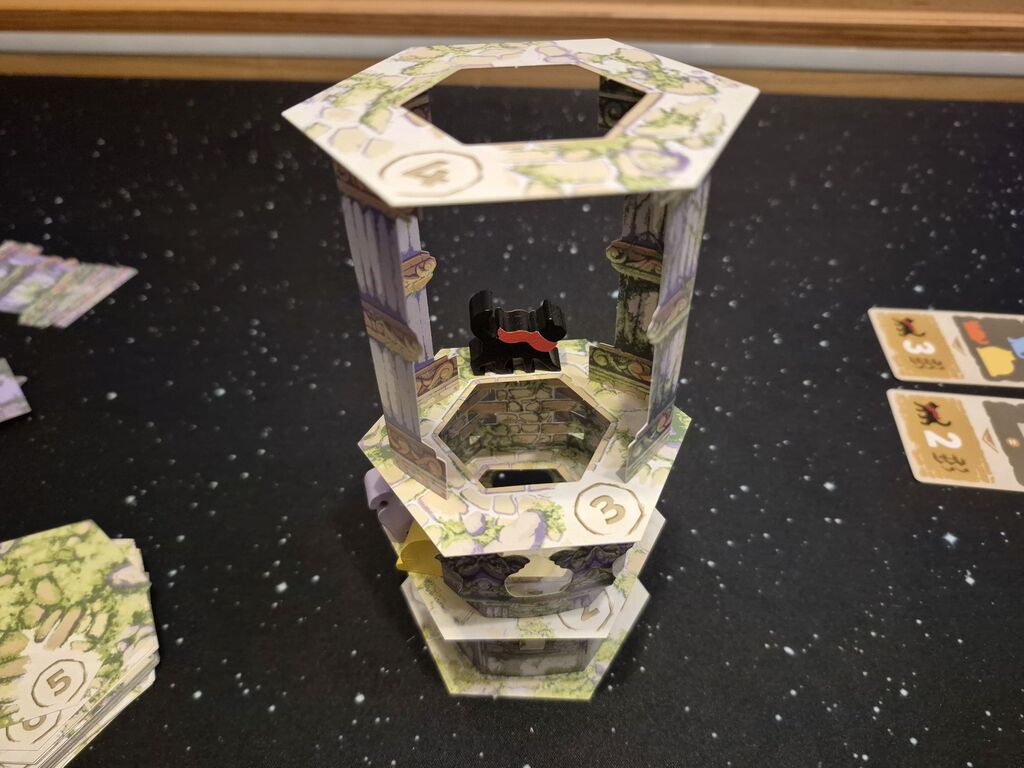 Spielmaterial von "Die Katze und der Turm".