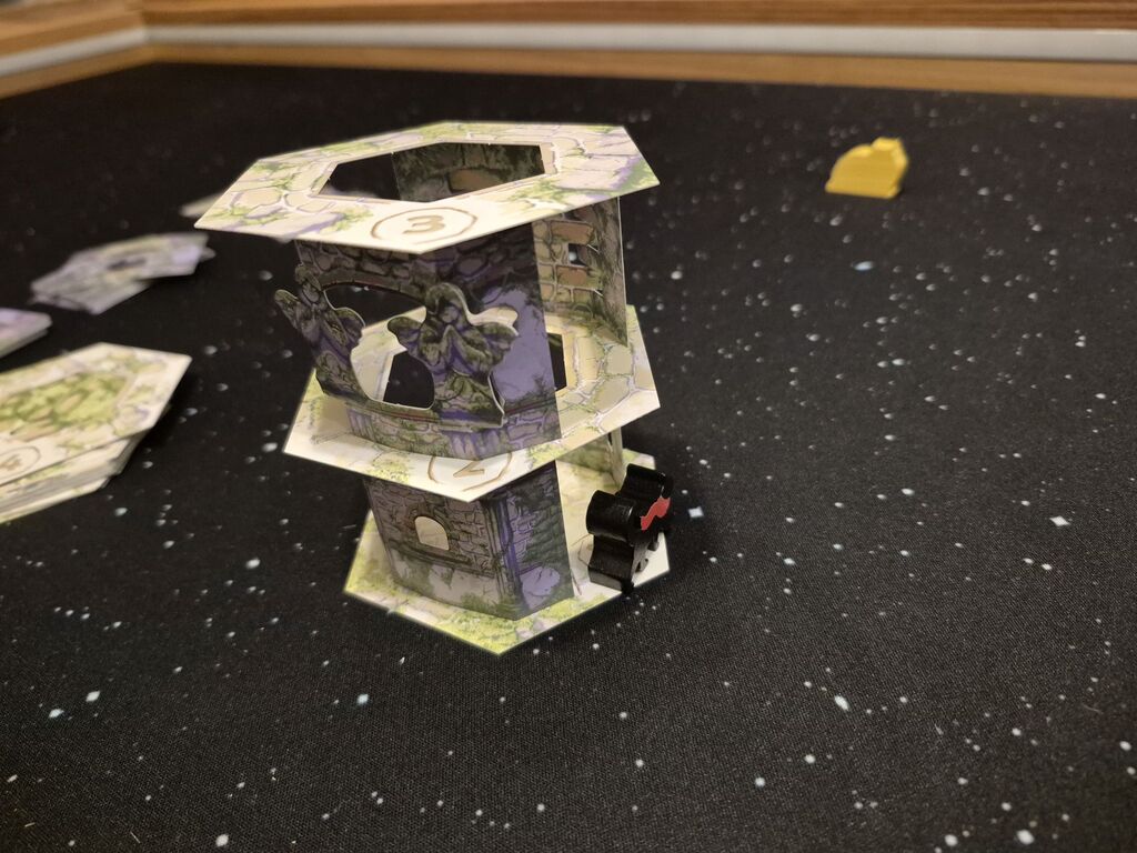 Spielmaterial von "Die Katze und der Turm".