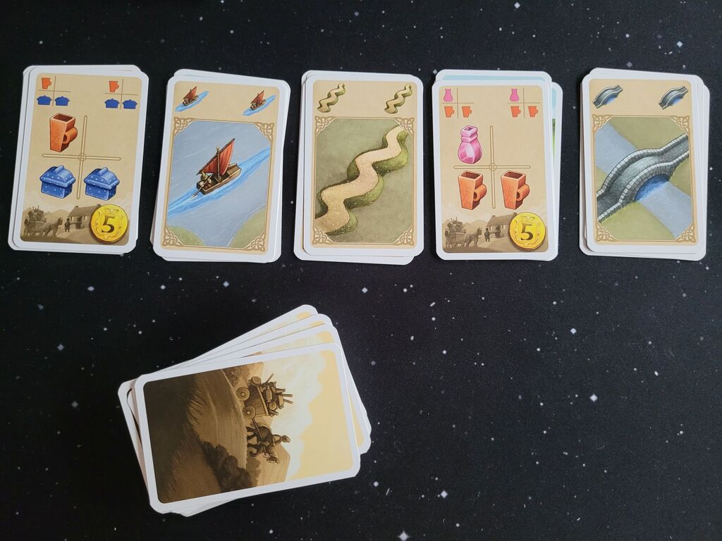 Kartenstapel aus "Die Trödler aus den Highlands".