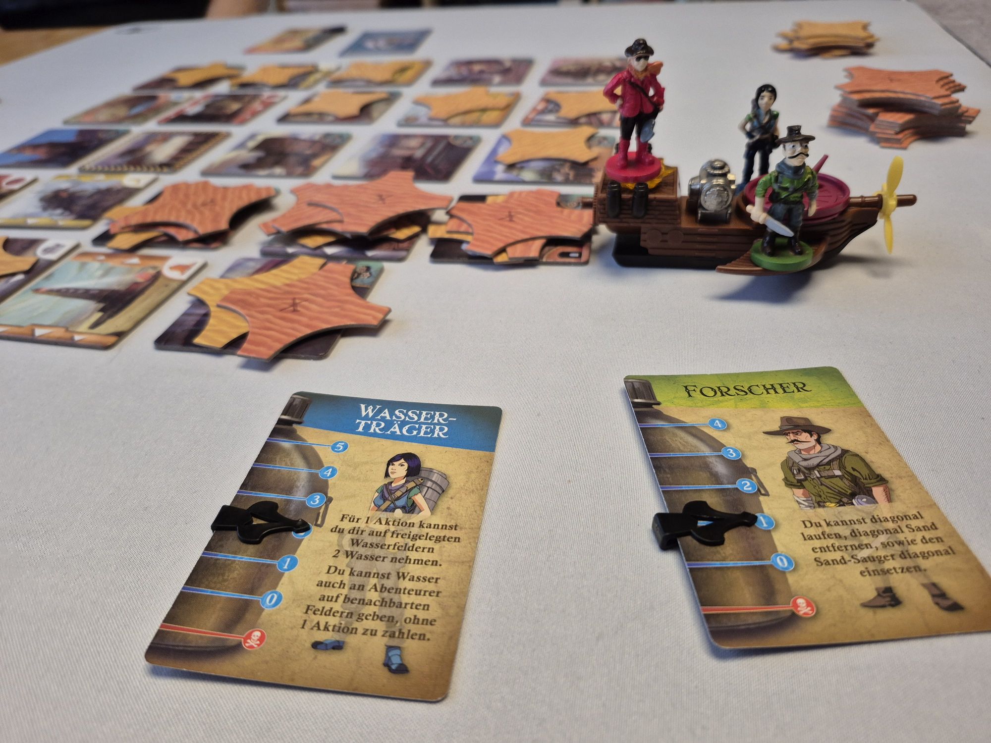 Forbidden Desert: Ganz schön sandig hier …