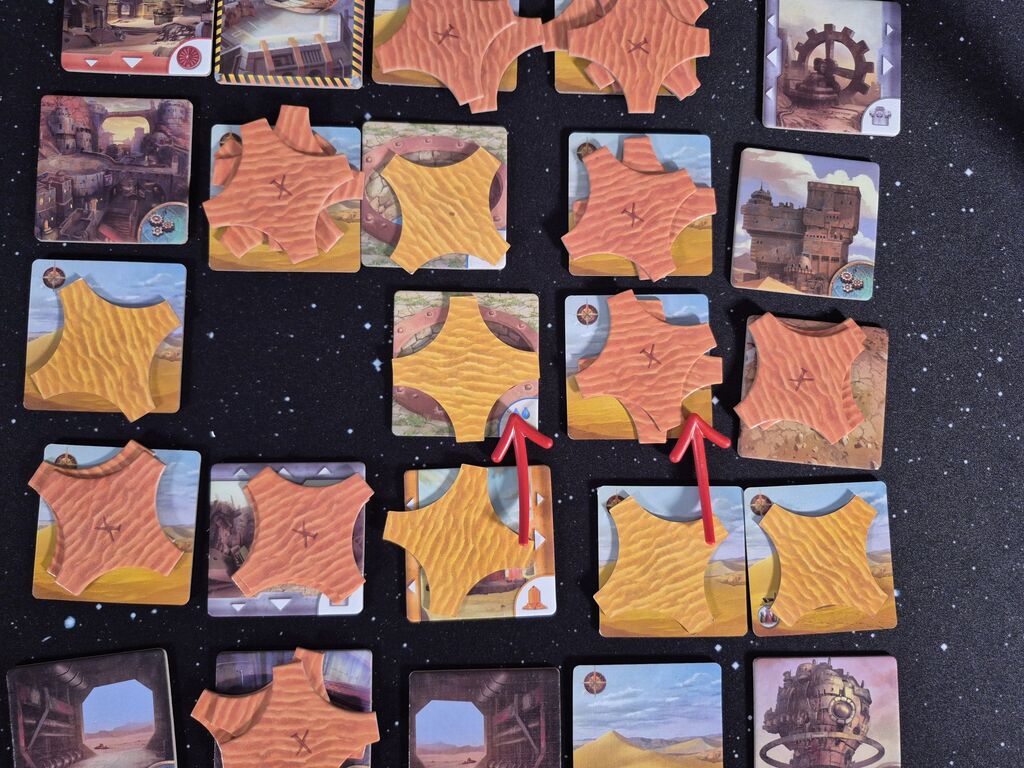 Erneut leicht verändertes Spielmaterial.