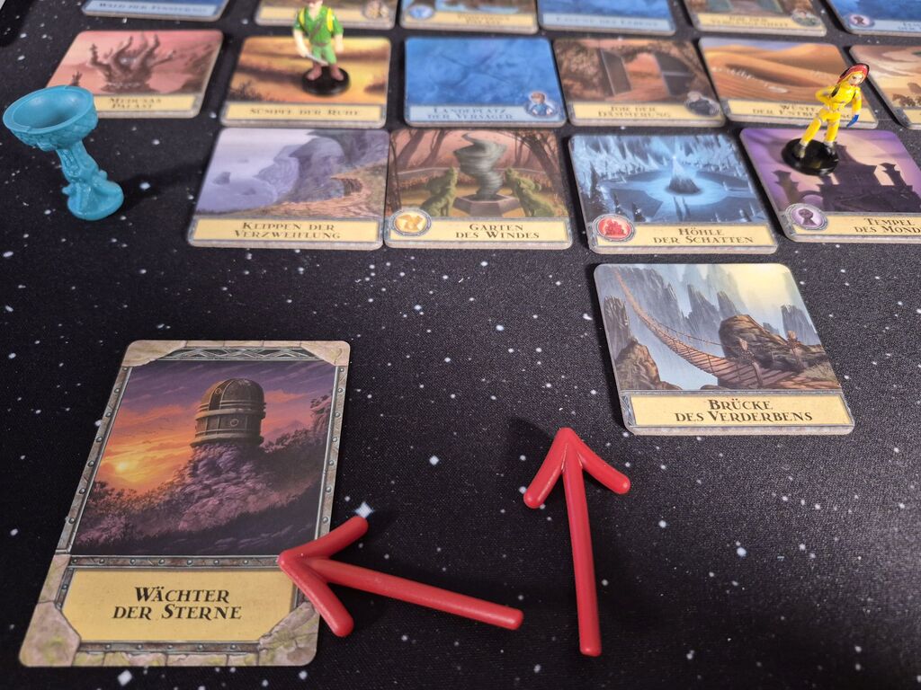 Das Plättchen fehlt jetzt im Spielplan.