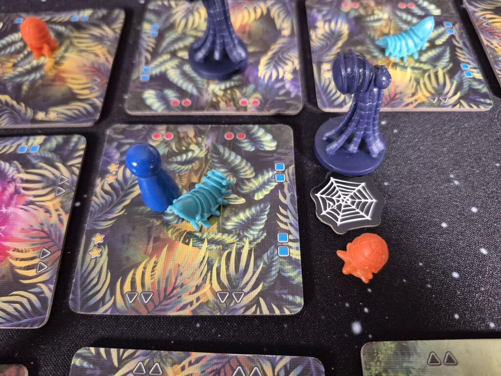 Spielfiguren von "Forbidden Jungle".