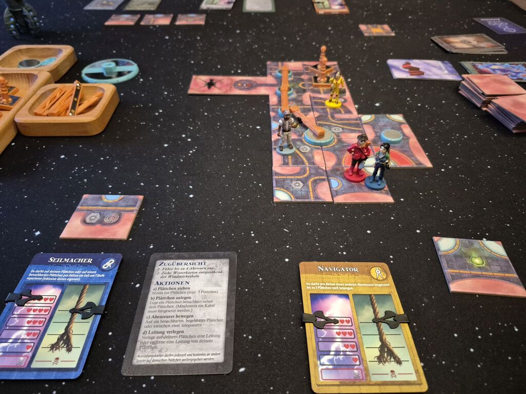 Spielmaterial im Überblick.