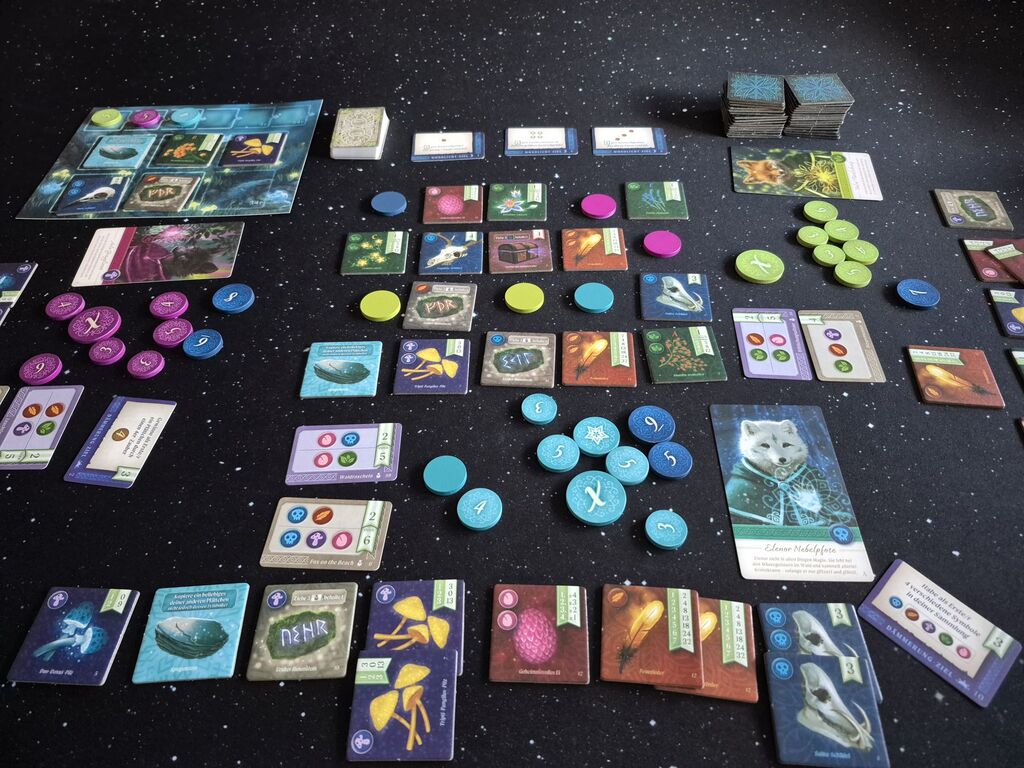 Spielmaterial von "Nocturne".