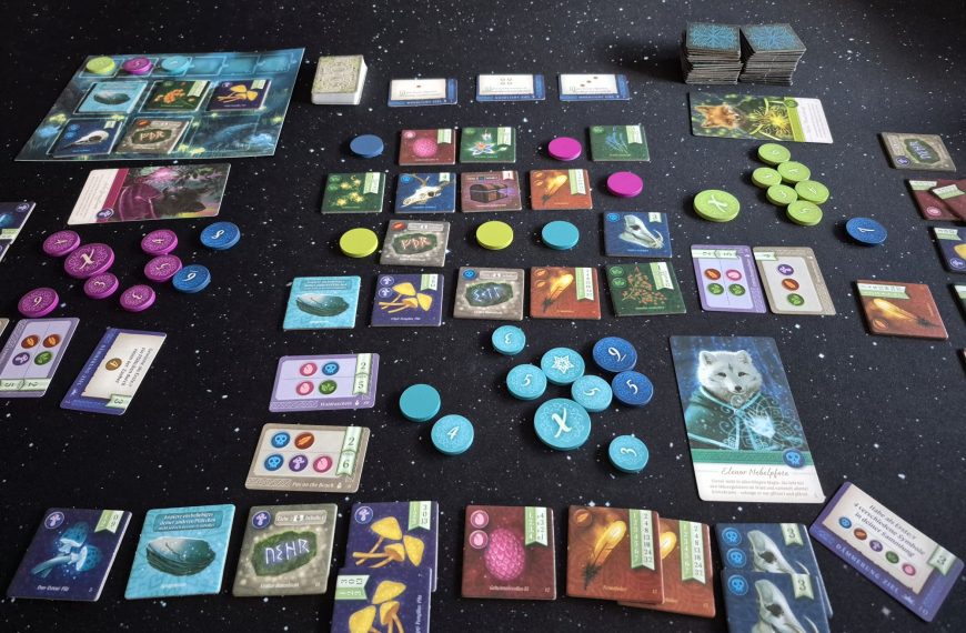 Spielmaterial von "Nocturne".