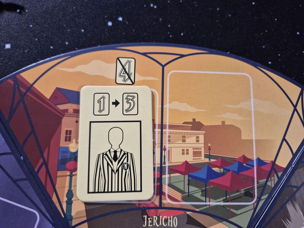 Spielplanausschnitt mit Symbolen.