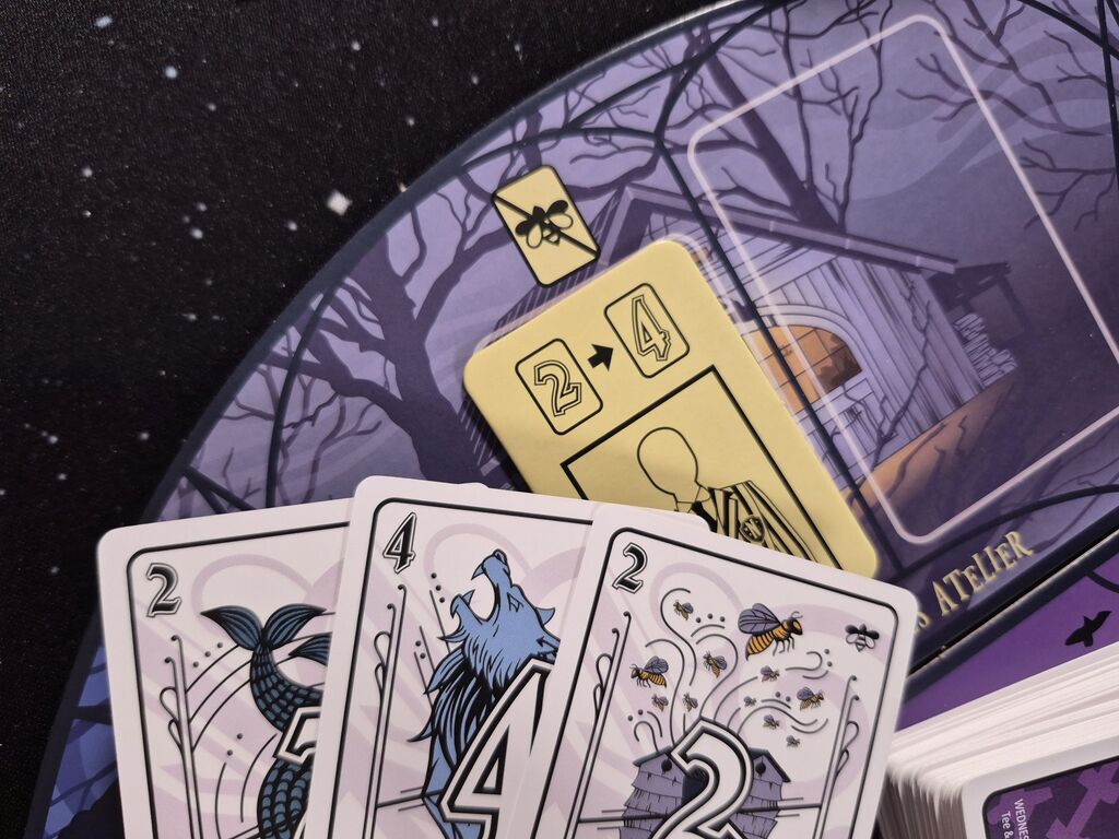 Karten, Marker, Symbole, Spielplanausschnitt.