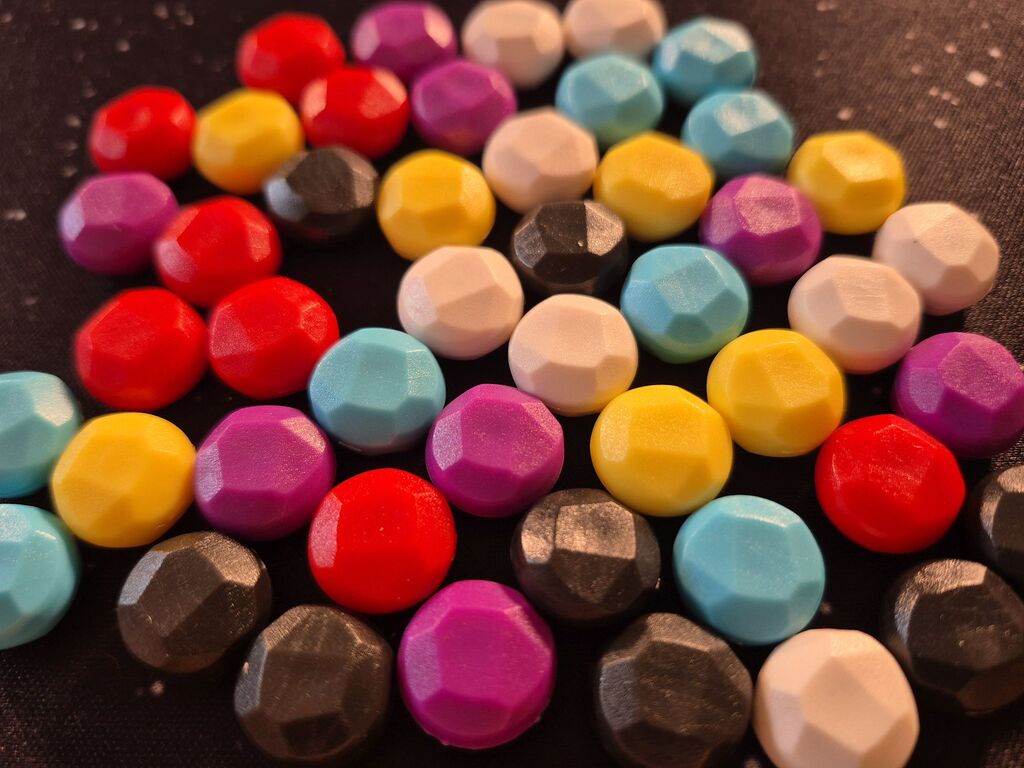 Spielsteine aus "Spirits of the Wild".