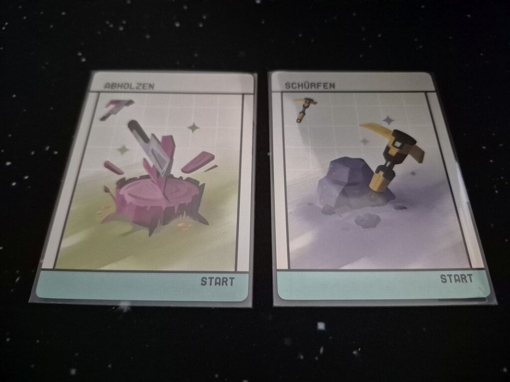 Zwei Karten.
