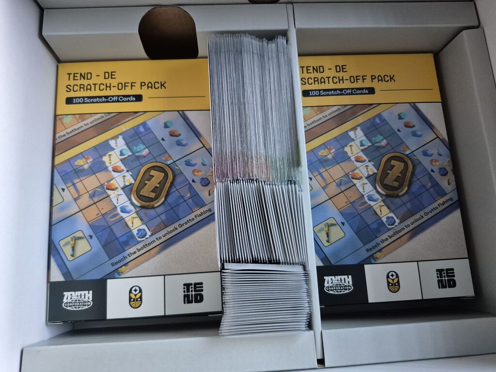 Spielmaterial von "Tend".