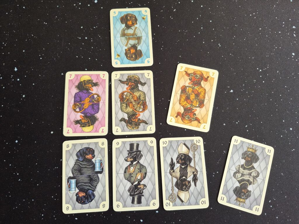 Karten aus "Blöder Hund".