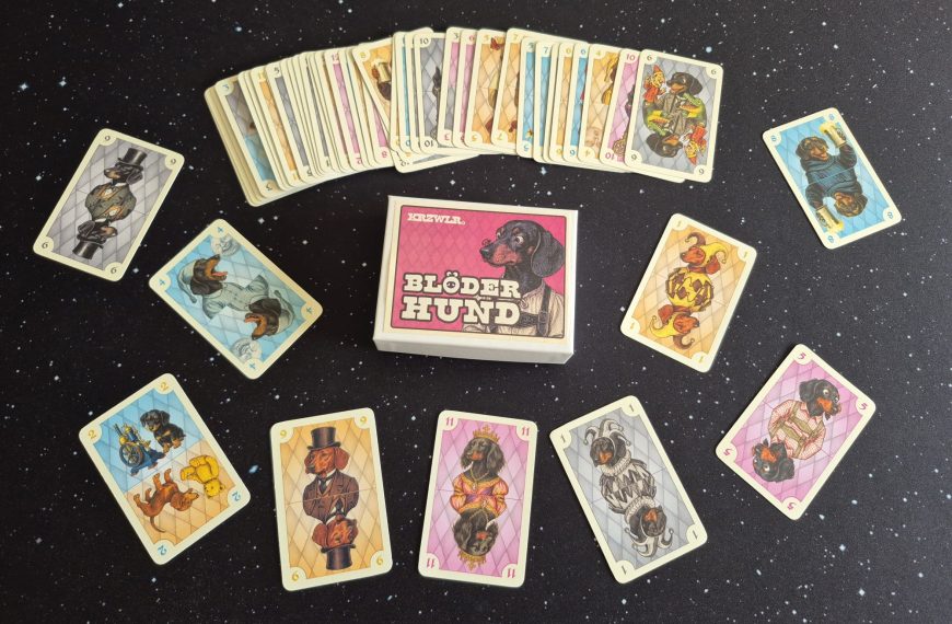 Spielmaterial von "Blöder Hund".