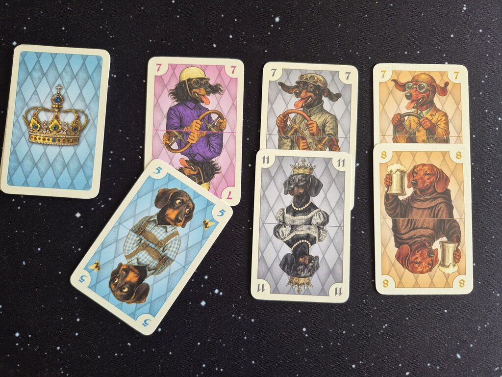 Karten aus "Blöder Hund".
