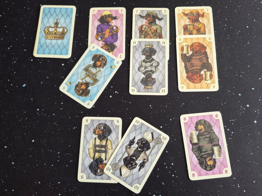 Spielmaterial aus "Blöder Hund".