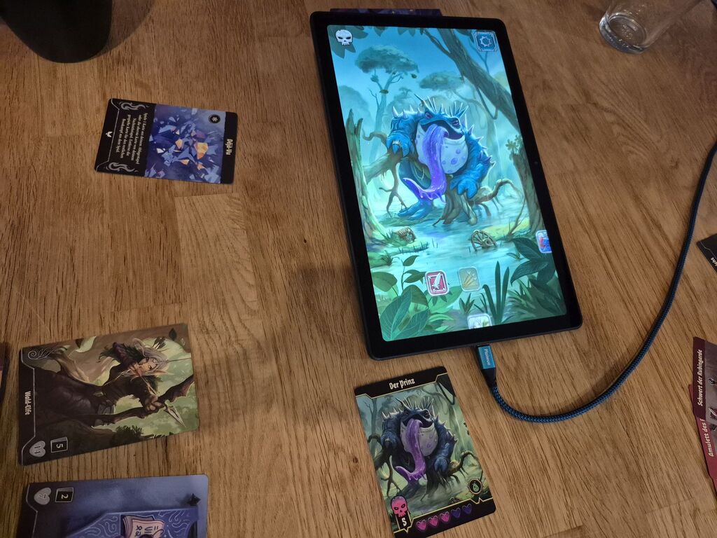 Tablet, Spielmaterial.