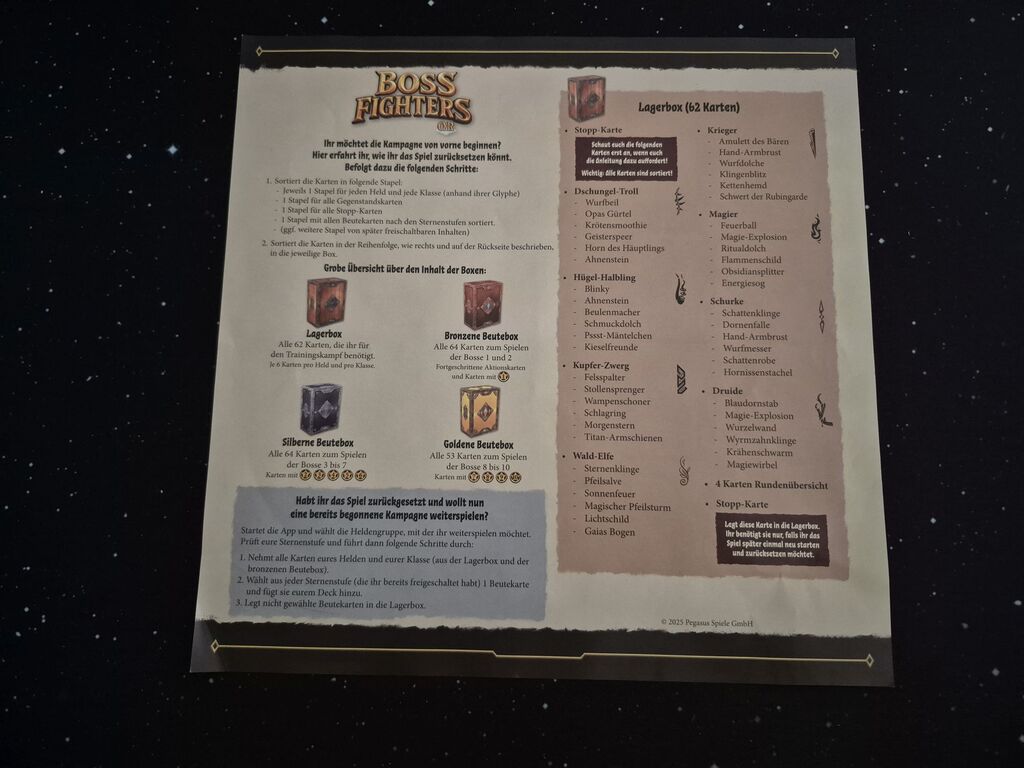 Anleitungsseite mit Text und Symbolen.