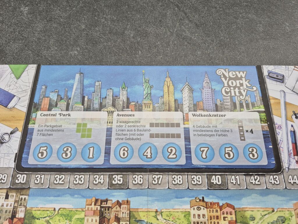 Spielplanausschnitt.