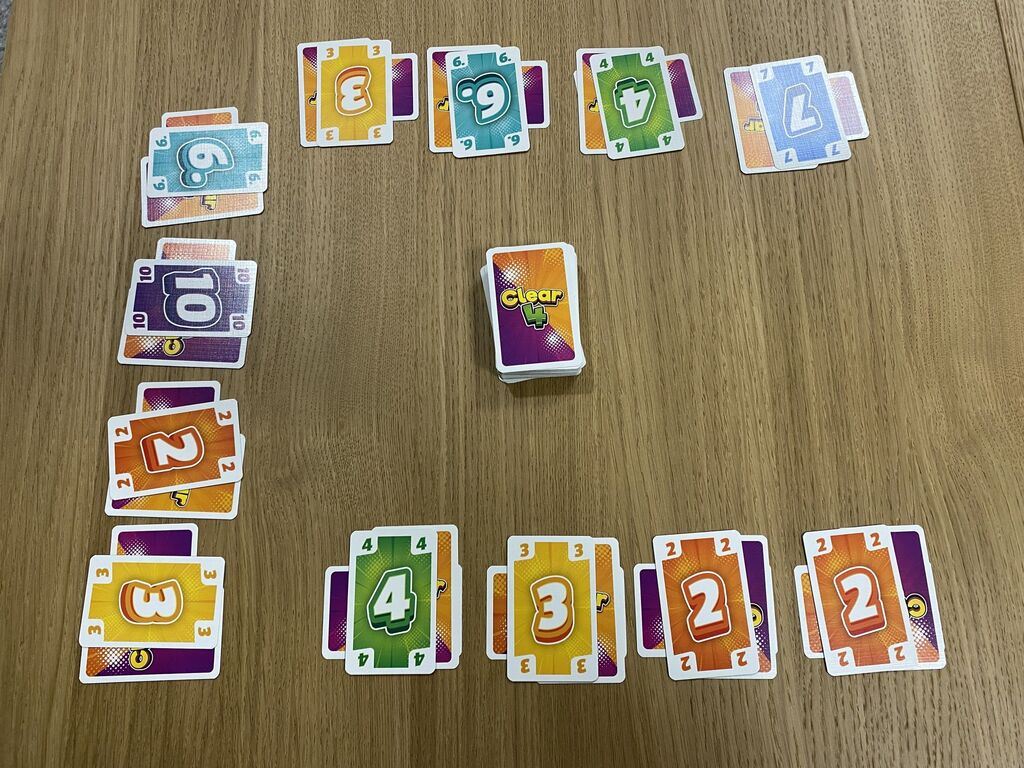 Spielaufbau von "Clear 4".