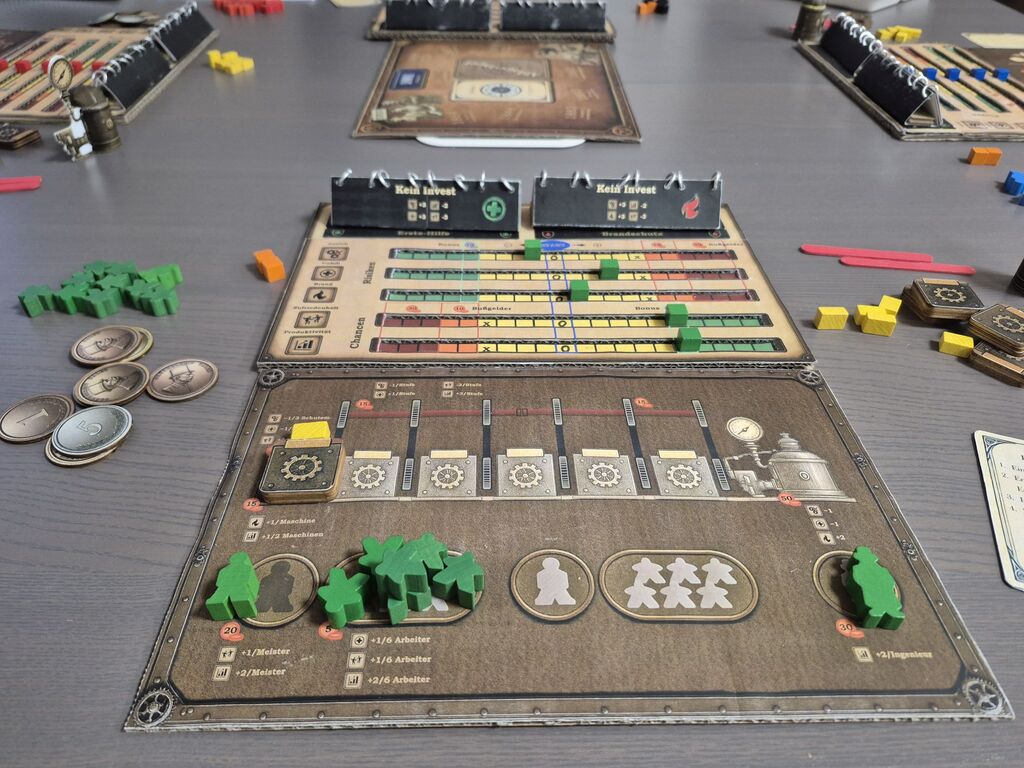 SPielertableau mit anderen Markern.