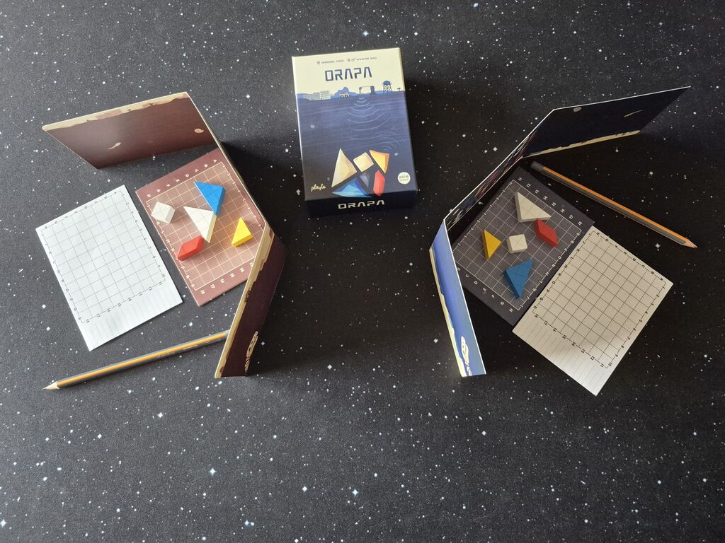 Spielmaterial von "Orapa".