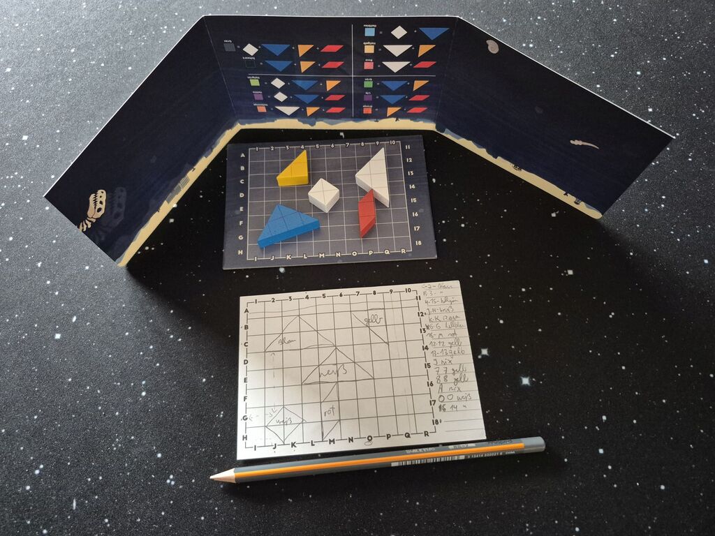 Spielmaterial von "Orapa".