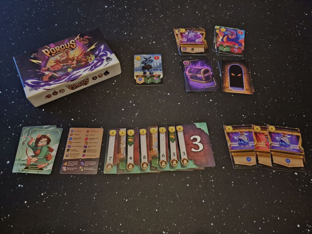 Spielmaterial von "Porcus".