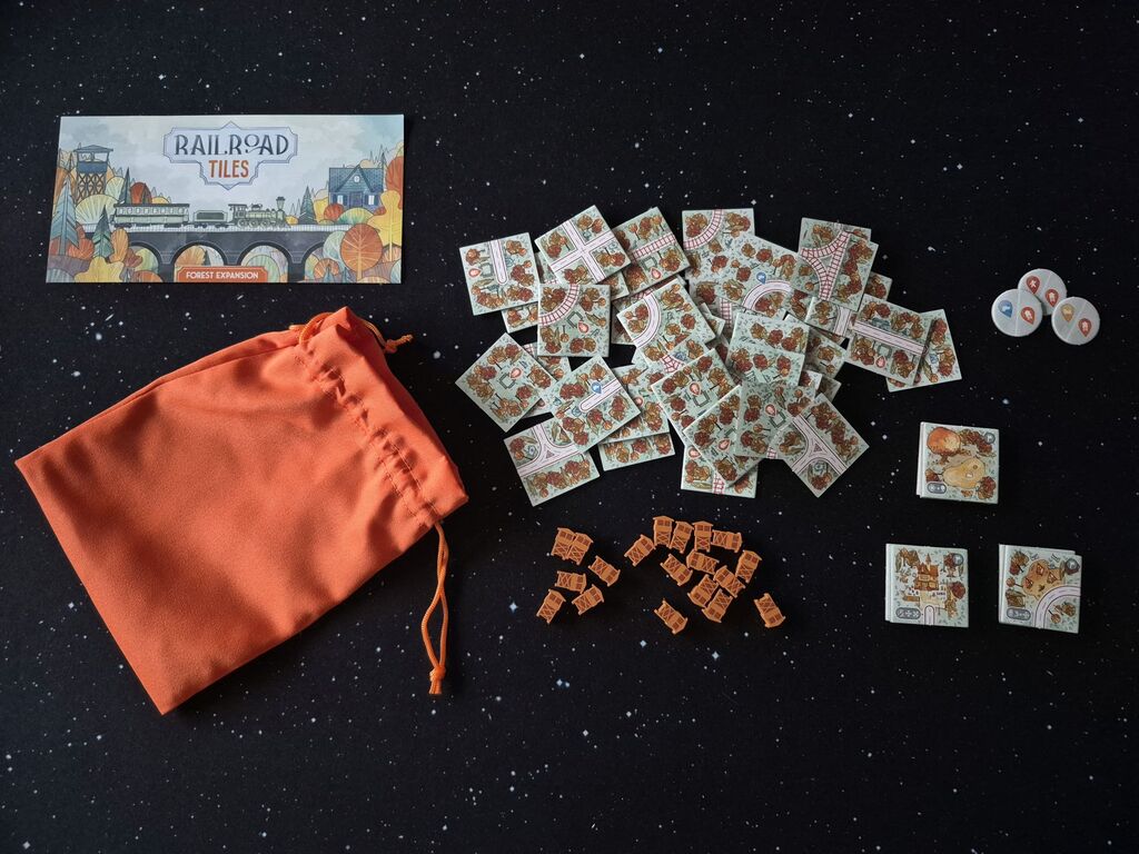 Spielmaterial der Wald-Erweiterung.