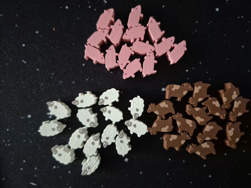 Kleine Spielfiguren aus Holz.