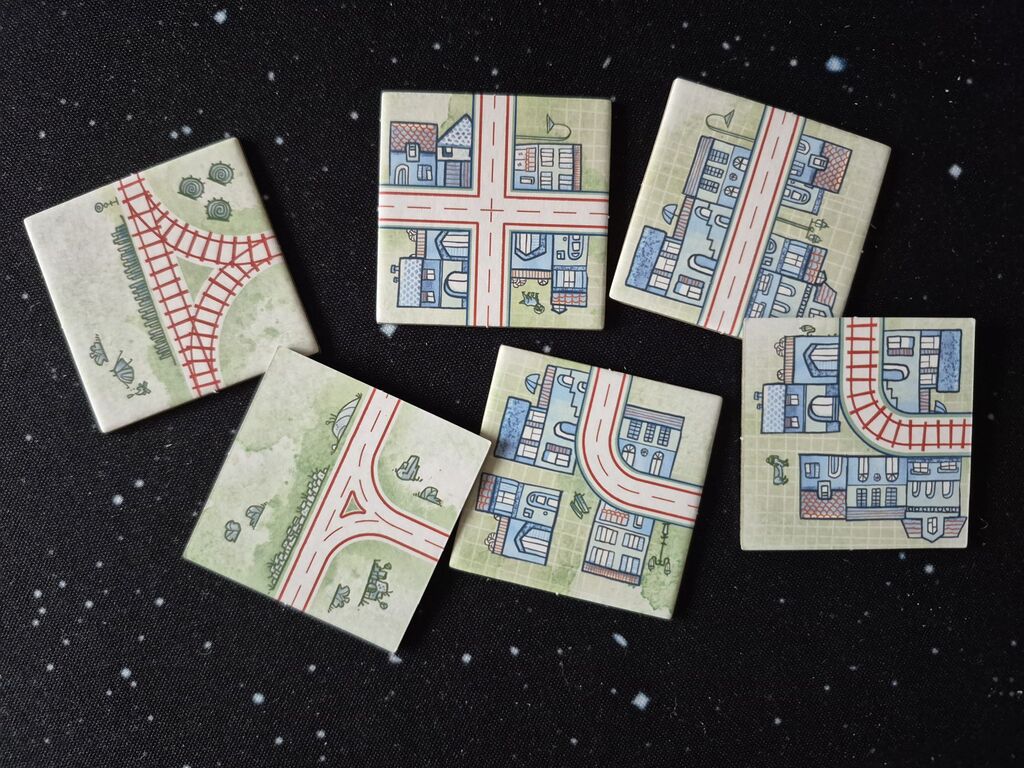 Plättchen aus "Railroad Tiles".