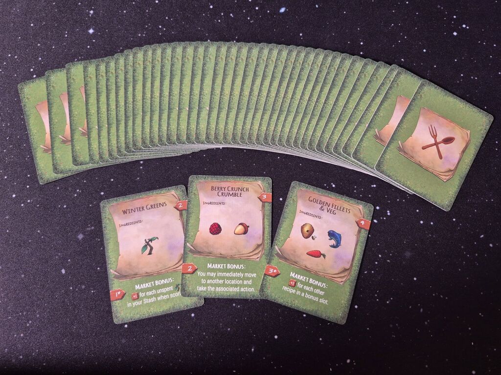 Karten mit Symbolen.