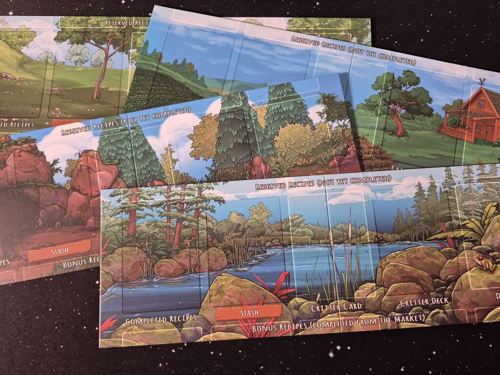 Spielertableaus aus "Survivial of the Fattest".