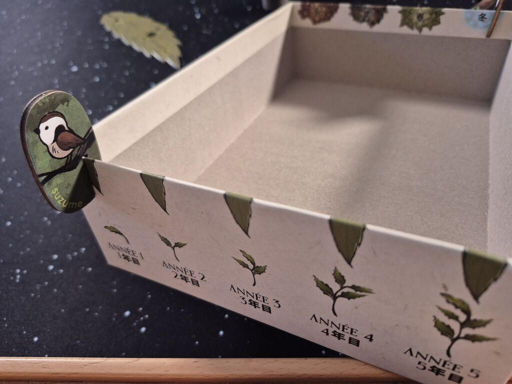 Marker auf Schachtelrand.