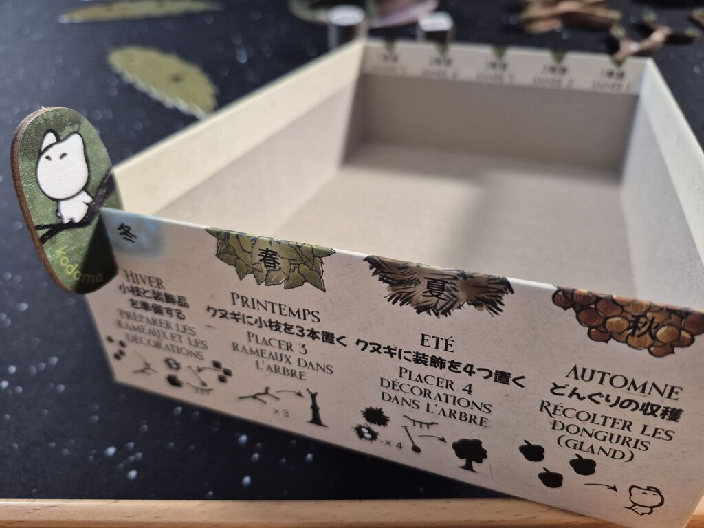 Anderer Marker an anderer Stelle am Schachtelrand.