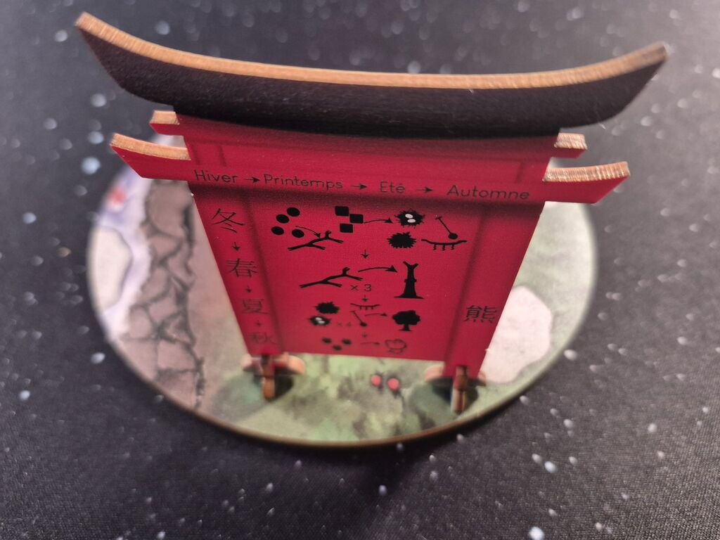 Teil des Spielplans mit Symbolen.