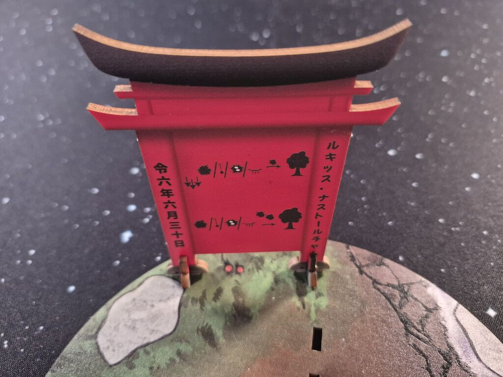 Teil des Spielplans mit Symbolen.