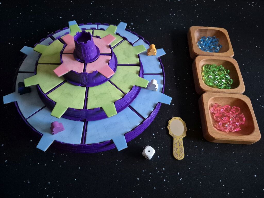 Der Aufbau von "Turm der Tiere".