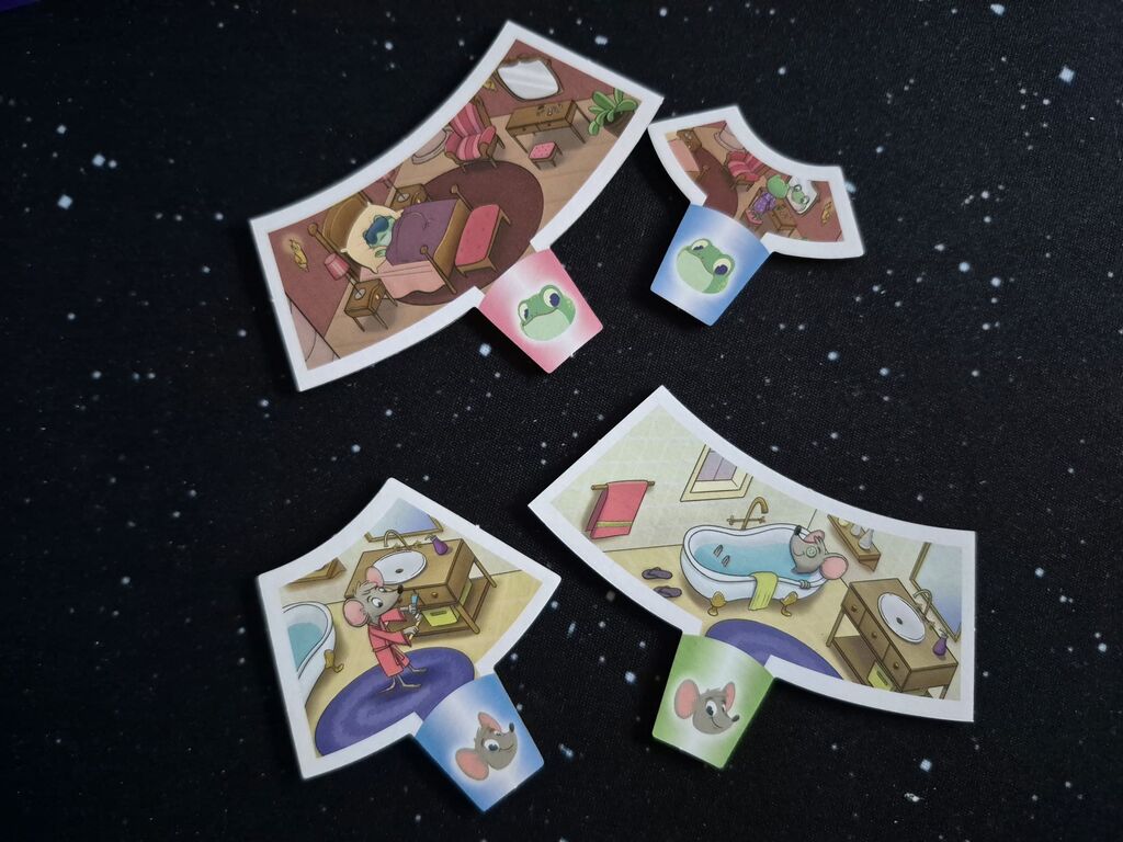 Plättchen aus "Turm der Tiere".