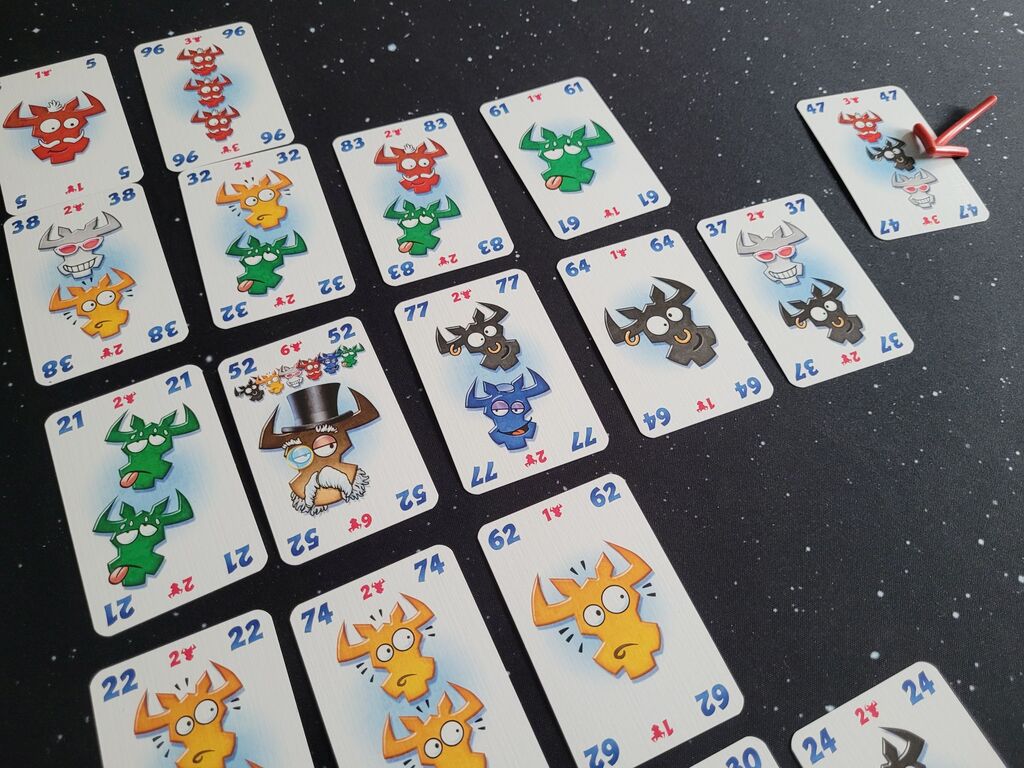Karten aus "6 nimmt! – Baron Oxx".