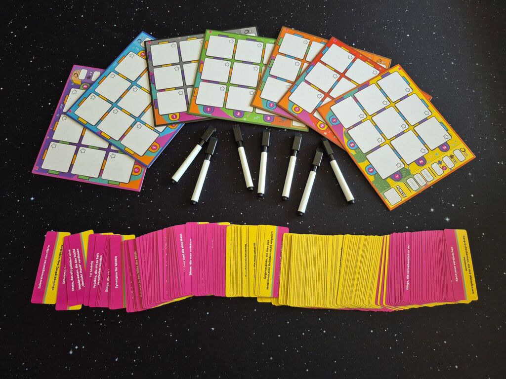 Spielmaterial von "Dito!".