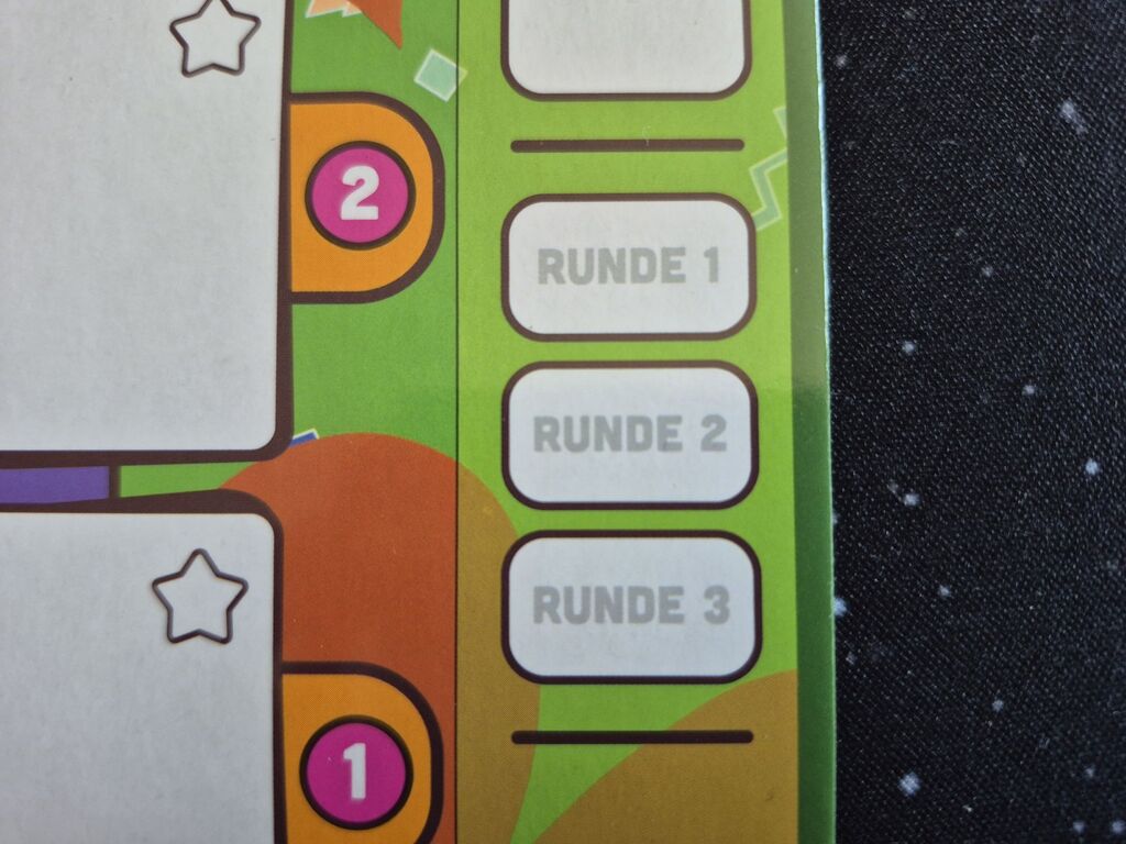 Spielplanausschnitt von "Dito!".