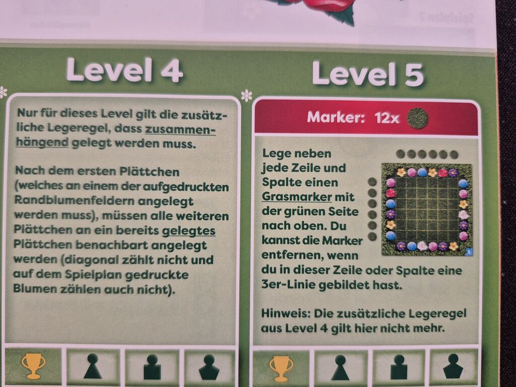 Ausschnitt aus Challenge-Heft.
