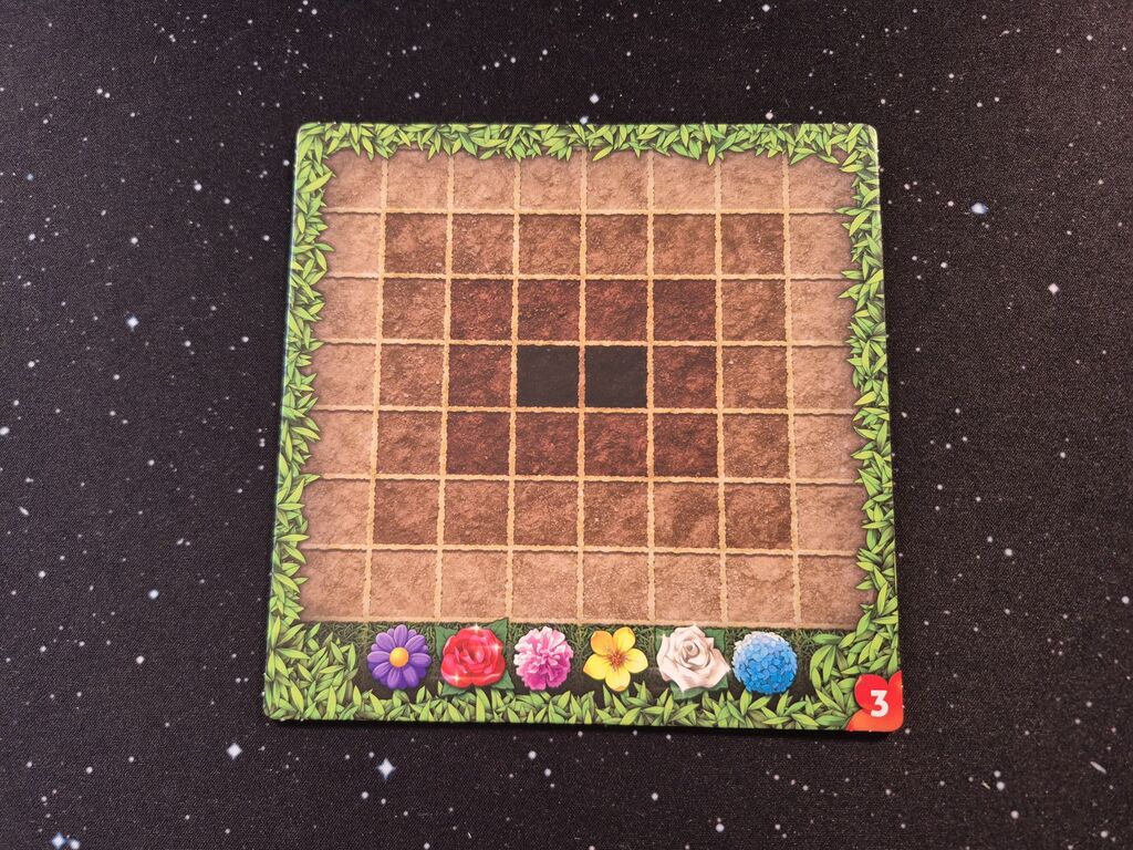 Spielplan mit "sieben mal sieben"-Raster