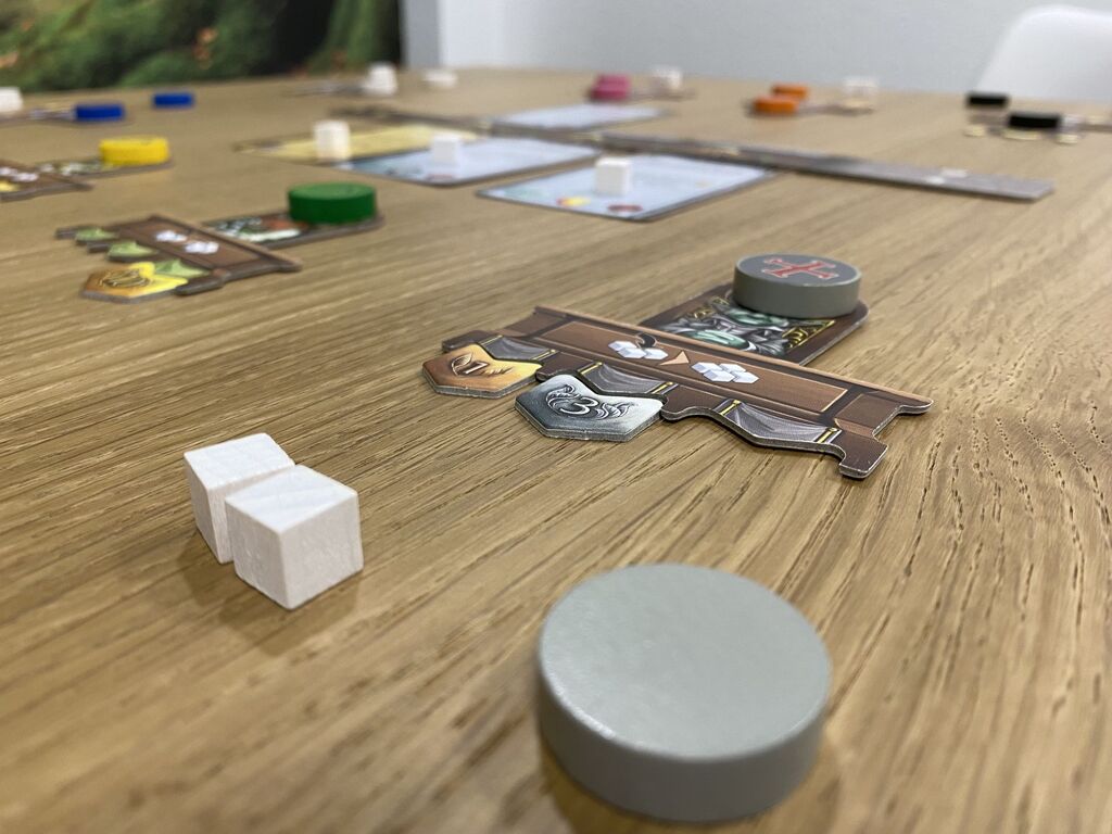 Spielmaterial von "Gnomenparlament".