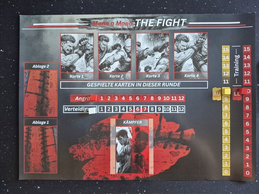 Spielmatte mit leichten Veränderungen.