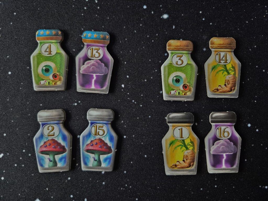 Gläserarten aus "Morty Sorty Magic Shop".