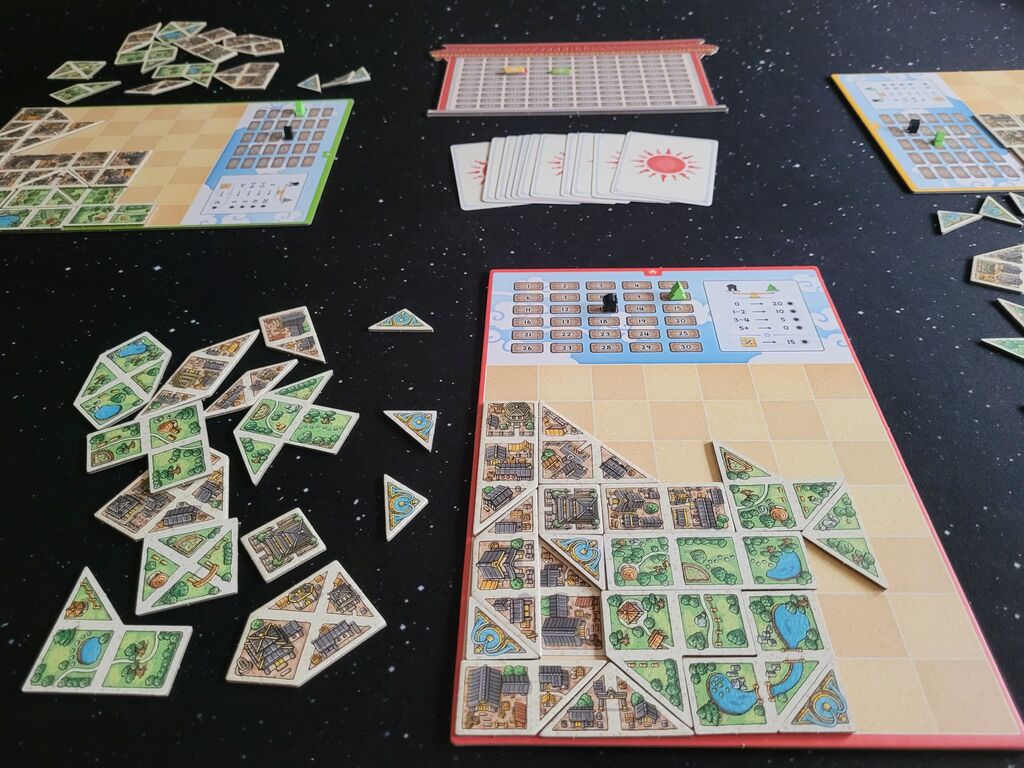 Spielmaterial im Überblick.