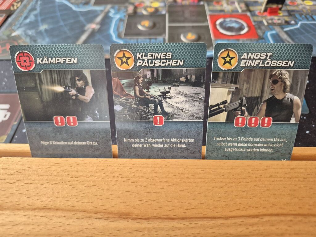 Karten aus "Die Klapperschlange".