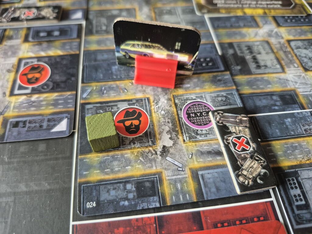 Spielmaterial von "Die Klapperschlange".