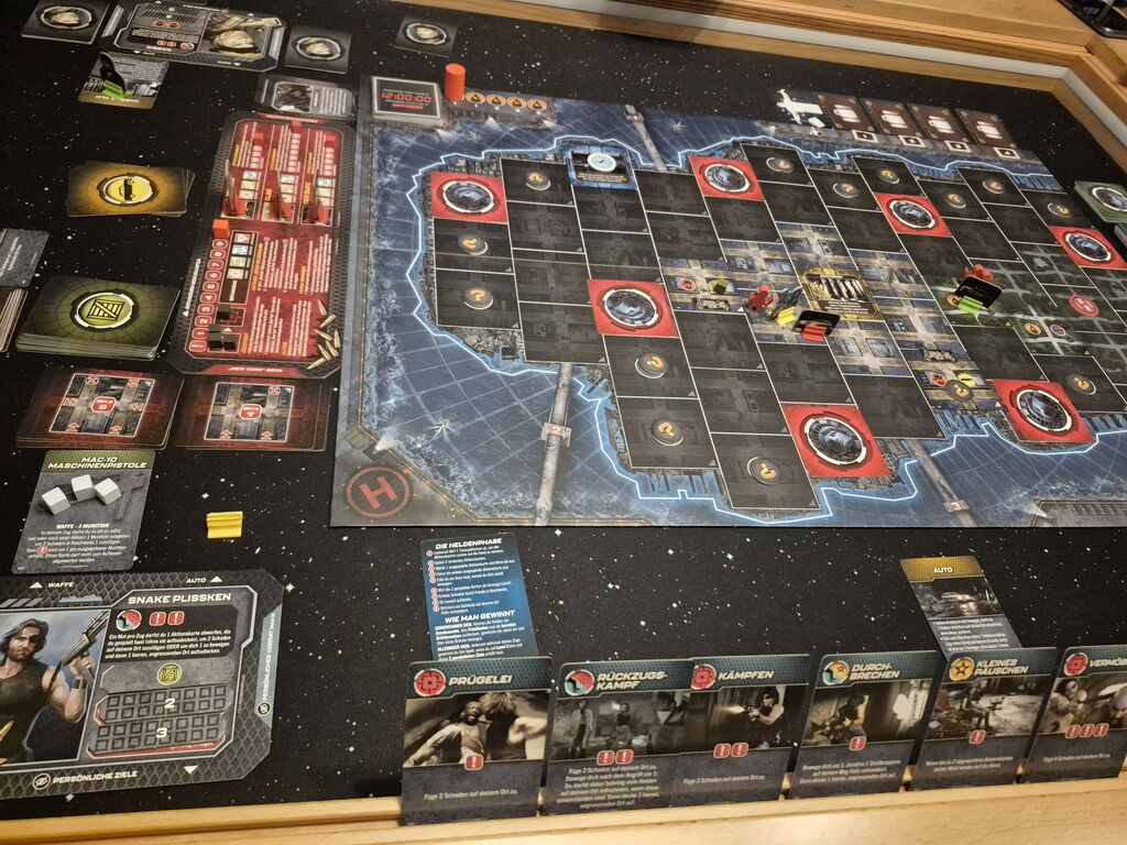 Spielmaterial von "Die Klapperschlange".